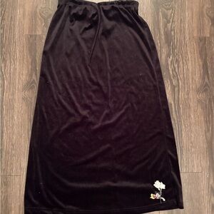 Vintage velvet Mickey skirt